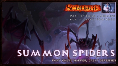[Scourge] PoE 3.16 Witch Summon Spiders Necromancer Starter Build